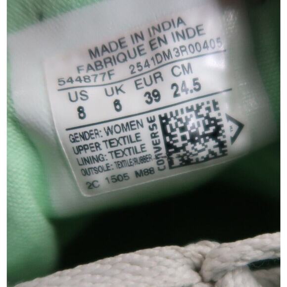 Converse Shoes Womens 8 Sneakers Chuck Taylor All Star Double Tongue Canvas Grey - Picture 5 of 16